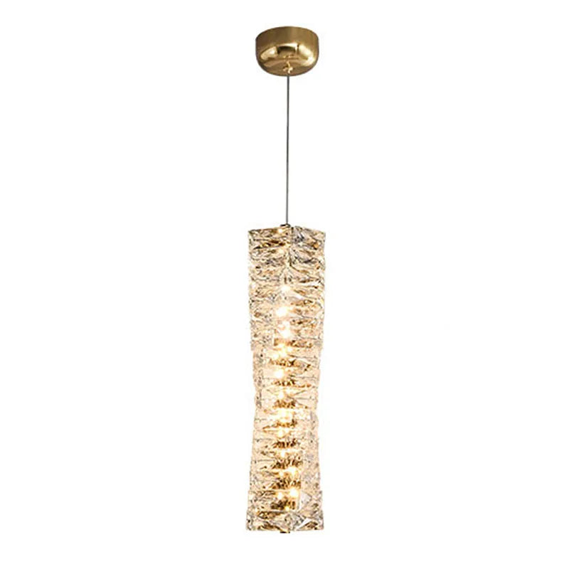 Crystal Pendant Light Small Chandelier for Bedroom Living Room