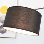 Nordic Fishing Floor Lamp - Height Adjustable, Remote Control, Marble Base