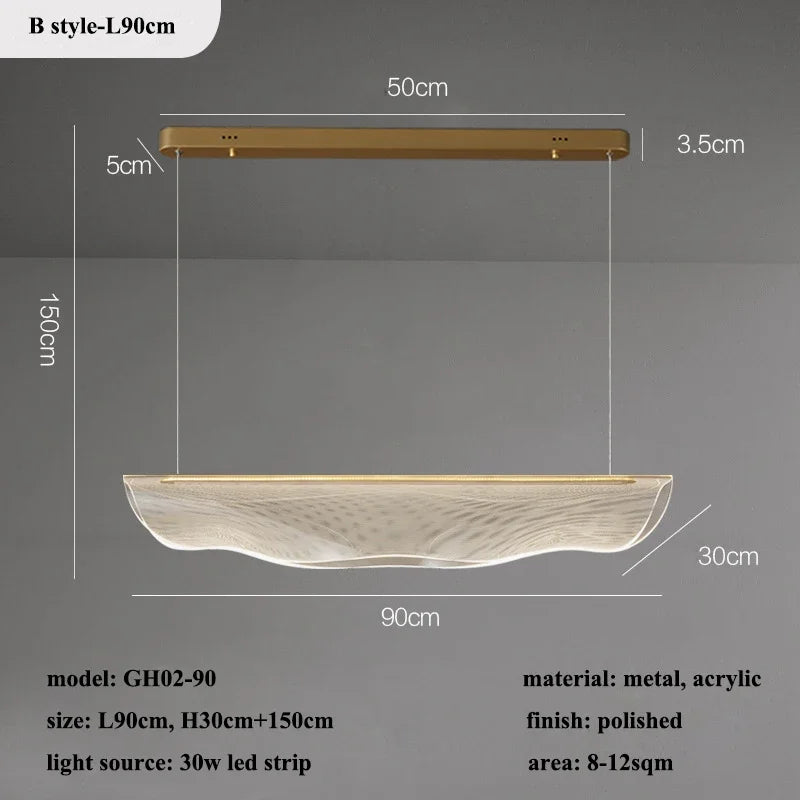 Starry Sky Acrylic LED Chandelier for Modern Living, Dining, Kitchen, Bedroom Lighting