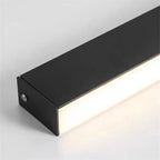 Black Linear LED Ceiling Light for Aisle, Bedroom, Dining, Living Room – Minimalist Design
