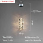 Modern Crystal LED Ceiling Chandelier for Luxury Living Room Décor