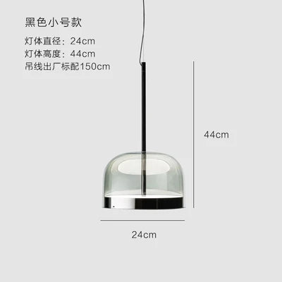 Equatore Glass Pendant Light for Modern Dining Room Decor and Luxury Loft House