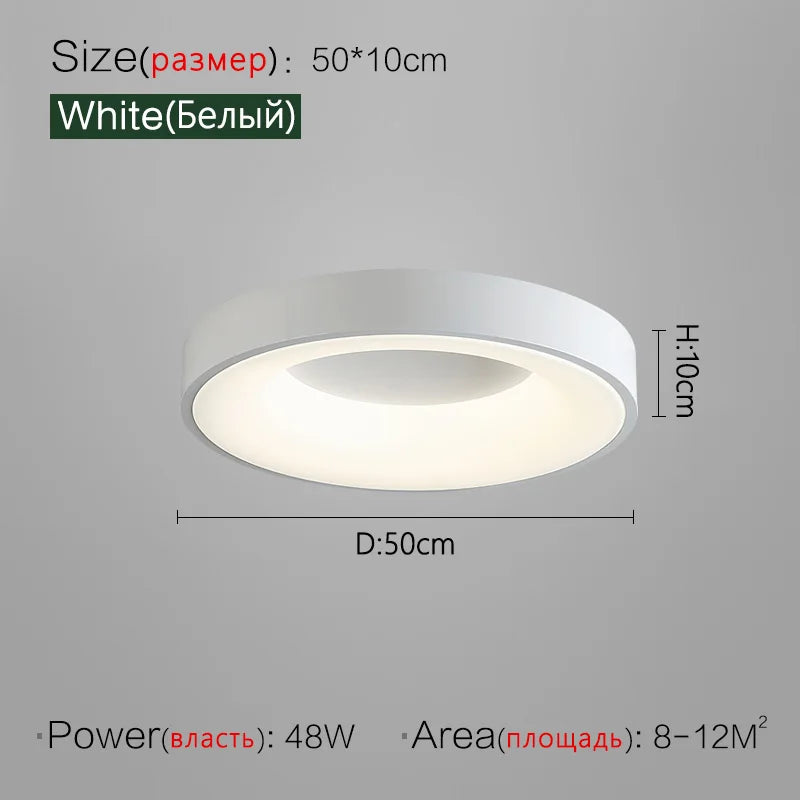 2023 Minimalist Round Dining Room Master Bedroom Ceiling Lamp