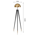 Modern Gold Tripod Floor Lamp - Nordic LED Standing Lamp for Home Decoration