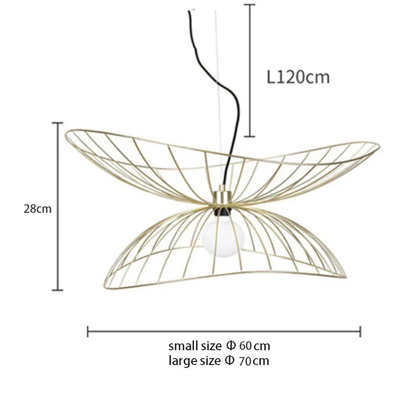 Nordic Iron Pendant Lights for Kitchen Island, Bedroom, and Dining Room