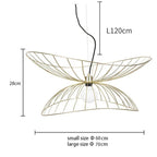 Nordic Iron Pendant Lights for Kitchen Island, Bedroom, and Dining Room