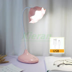 Lotus Floor Lamp: Modern LED Desk Lamp for Bedroom Study Living Room