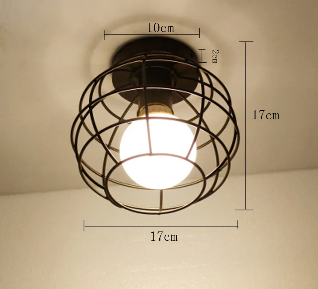 Vintage Industrial Ceiling Light for Home Decor