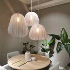 Silk Lantern Pendant Lamp for Living Room, Bedroom, and Restaurant