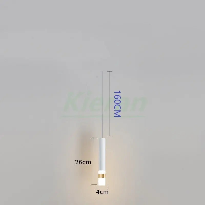 Modern Minimalist LED Cylinder Chandelier for Restaurant, Bar, Living Room, Bedroom