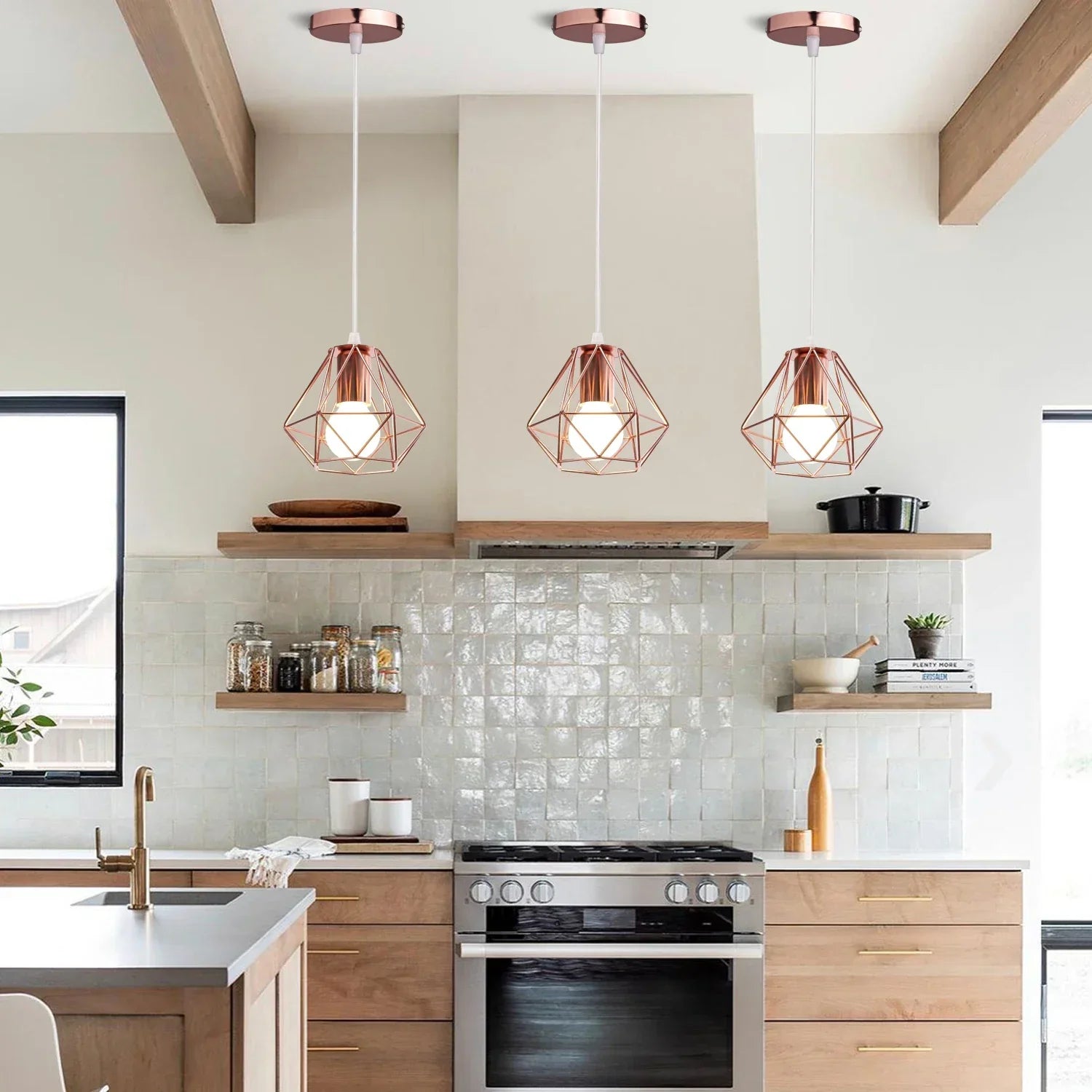 Industrial Retro Loft LED Pendant Light for Home Living Room Kitchen