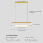 LED Pendant Chandelier for Dining Room, Living Room, and Restaurant