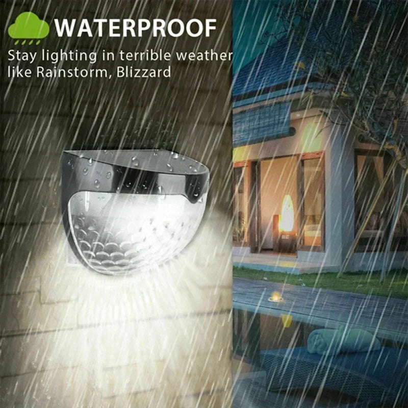 Solar LED Outdoor Wall Lamps - Waterproof Energy Garden Lights