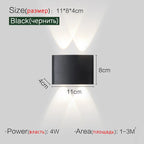 LED Modern Minimalist Wall Lamp for Bedroom, Living Room, Aisle