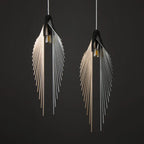 Leaf Chandelier LED Pendant Light Modern Minimalist Hanging Lamp for Home Decor