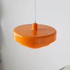 Retro Orange Pendant Lamp LED Ceiling Chandelier for Dining Room & Cafe