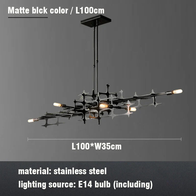 Modern Dimmable Chandelier Pendant Light for Dining Room, Living Room, Kitchen Island