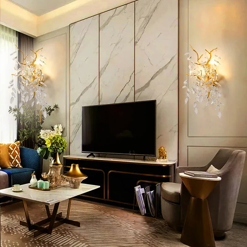 Crystal Wall Lamp: High-End Nano Technology Luxury LED Lighting for Home Décor