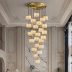 Marble Chandelier: Luxury Living Room Pendant Light Fixture.getOwnProperty