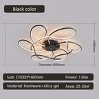 Modern LED Chandelier for Smart Home Alexa, Living Room and Bedroom Décor