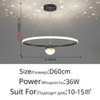 LED Gypsophila Chandelier for Modern Living Room Decor - Crown Ceiling Pendant Light