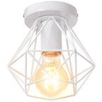 Vintage Industrial Wood Ceiling Lights Retro Loft Plafonniers for Home Decor