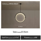 Italian Style LED Pendant Light for Modern Living Room, Restaurant, and Bar Counter