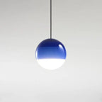 Modern Gradient Glass Ball LED Pendant Light - Creative Balloon Suspension