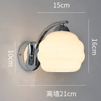 Glass Wall Lamp: Modern Aisle & Bedroom Wall Lights with Nordic Design