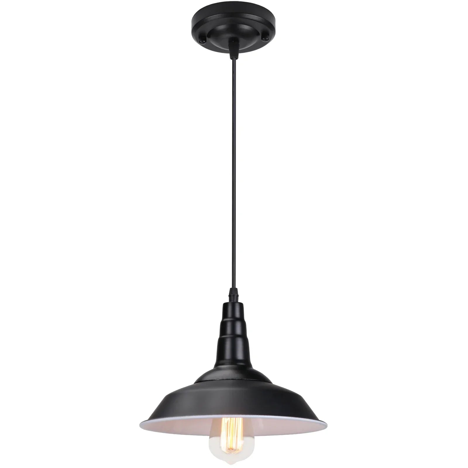 Industrial Pendant Lamp: Modern Retro Loft Chandelier for Kitchen, Living Room.