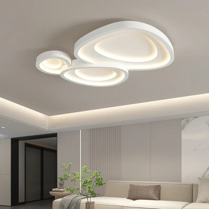 LED Flower Chandelier for Modern Bedroom Ceiling Lamps - Indoor Lighting for Home
