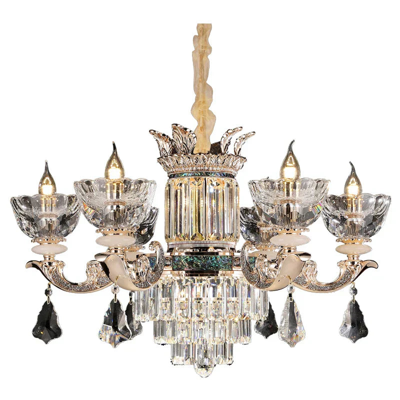 Luxury European Villa Crystal Chandelier for Living Room, Dining, Bedroom
