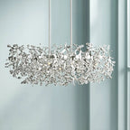 Nordic Chrome Crystal Pendant Lamp for Elegant Home Décor