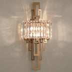 Crystal Wall Lamp: Modern Nordic Indoor Lighting for Living Room, Bedroom, and Staircase