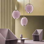 Glass Horo LED Pendant Light - Art Deco Signal Headlight for Home, Bar, Kitchen