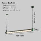 Long Bar Restaurant Pendant Light: Industrial Style for Coffee Shop and Office