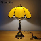 Tiffany Style Stained Glass Led Table Lamp