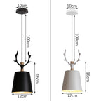 Nordic Modern Wood Pendant Light by - LED E27 Vintage Industrial Fixture for Home