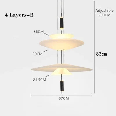 Designer Saucer UFO Pendant Light for Modern Home Decor