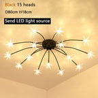 Nordic Sky Star Ceiling Lamps Modern Chandeliers Romantic Bedroom Children's Room Lighting