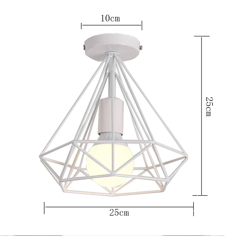 Vintage Industrial Ceiling Light Shade for Modern Retro Home Decor