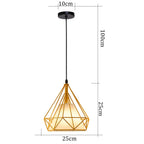 Vintage Loft Pendant Light Fixture for Kitchen Living Bedroom Home E27 LED