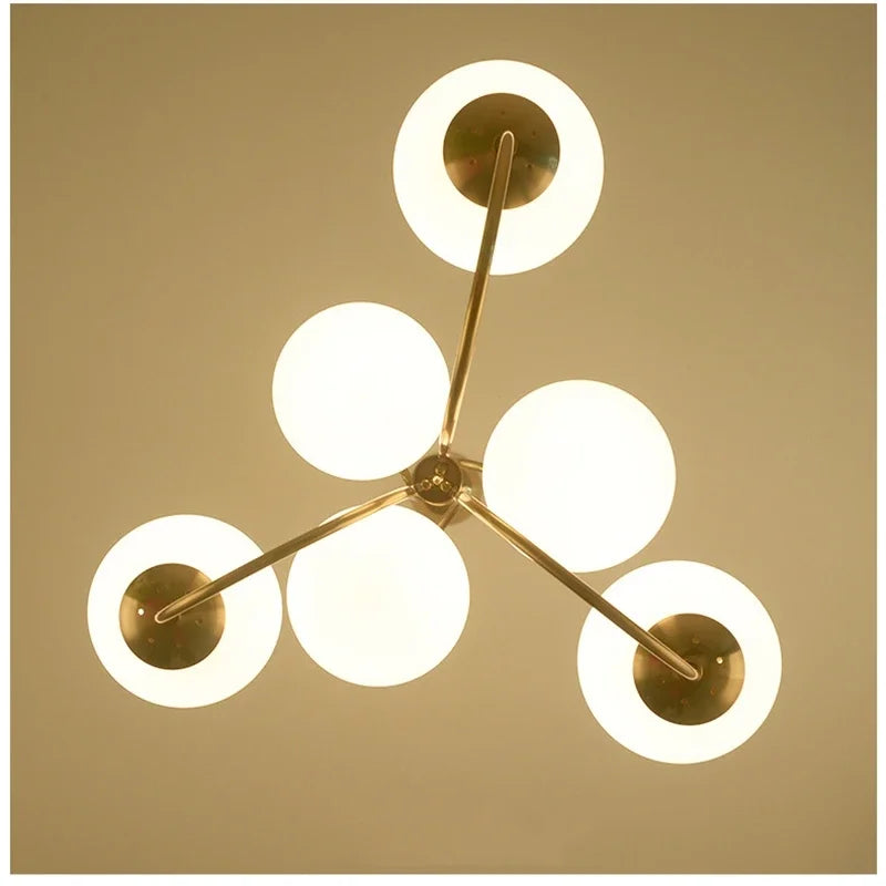 Milk White Glass Pendant Lights for Modern Indoor Decor Lighting