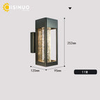 Crystal Bubble Glass Wall Lamp 11W LED Outdoor Sconce IP65 Garden Light