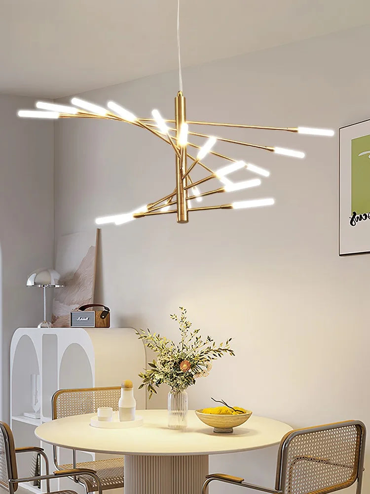 Fireworks LED Chandelier Light for Indoor Living Dining Bedroom Hall Decor