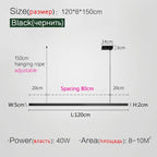 Nordic Minimalist Style Aluminum Chandelier for Dining Table, Bar, or Island