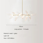 Elegant Glass LED Pendant Light for Living, Dining, Bedroom, Bar - Nordic Minimalist Design