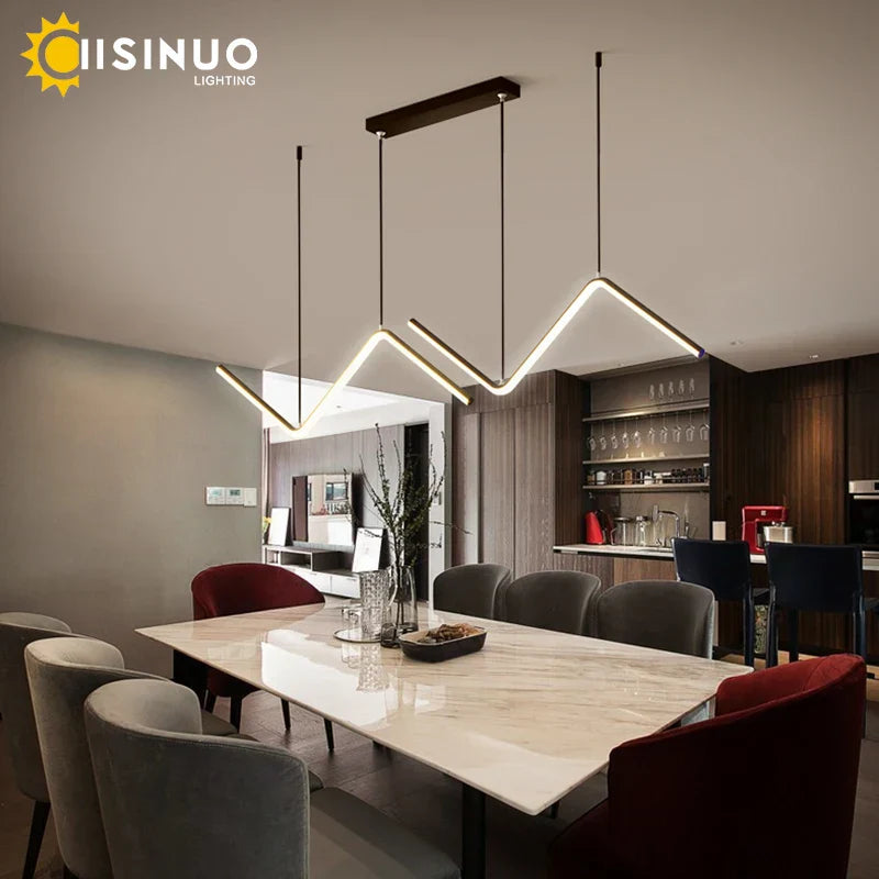 Modern LED Pendant Light Adjustable Luminaire for Home Decoration Lighting