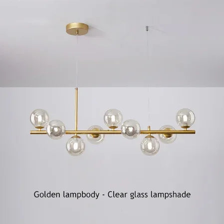 Modern Black LED Pendant Chandeliers for Living Dining Kitchen Lighting