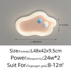 Kids Room Ceiling Lights Pink Blue Modern Children's Lamp for Home Decor